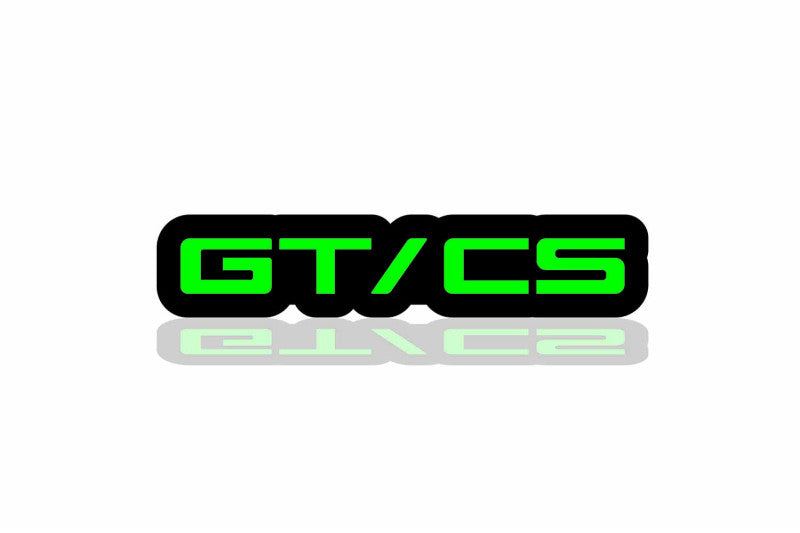 Ford Illuminated LED Radiator Grille Emblems and Badges with GT/CS (type 2) logo