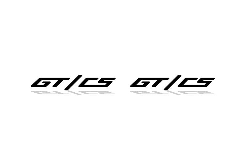 Ford emblem for fenders with GT/CS logo (Type Mono) (type 2) Ford emblems decoinfabric BLACK