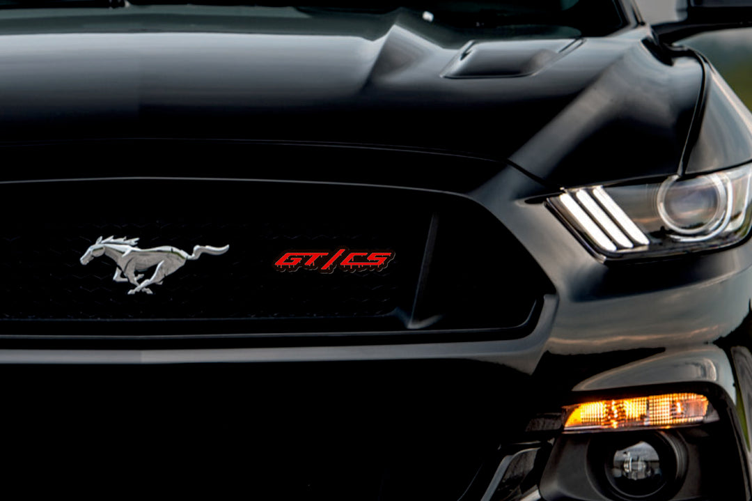 Ford Radiator grille emblem with GT/CS Blood logo Ford emblems decoinfabric