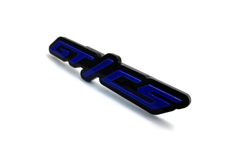 Ford Mustang Emblem & Badges set with GT/CS logo Ford emblems decoinfabric BLACK BLUE