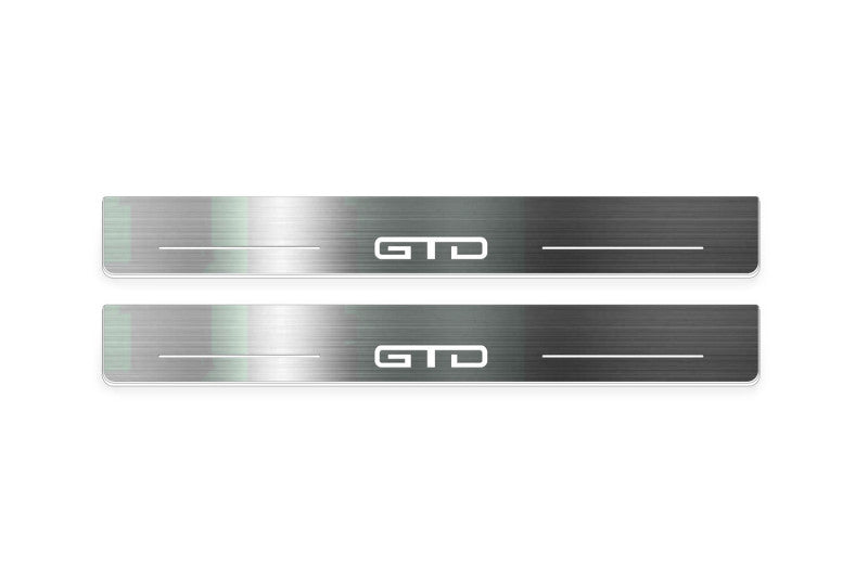 Ford Mustang VII 2023+ Illuminated LED Door Sill Plates With GTD Logo