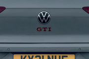 Volkswagen tailgate trunk rear 3D emblem with GTI logo (type MIXT) Var. 2