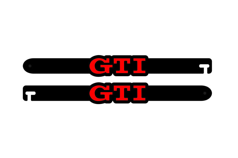 Custom Car Show Door Props GTI (type 1) Logo Stainless Steel
