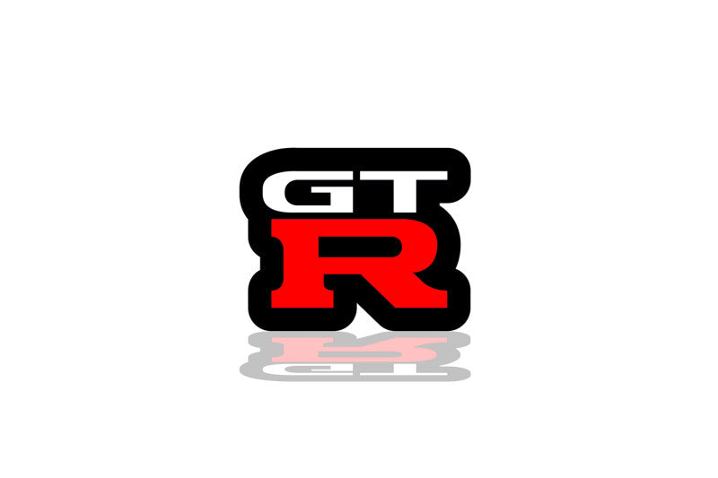Nissan Illuminated LED Radiator Grille Emblems and Badges with GT-R (type 1) logo Nissan Led Emblems decoinfabric