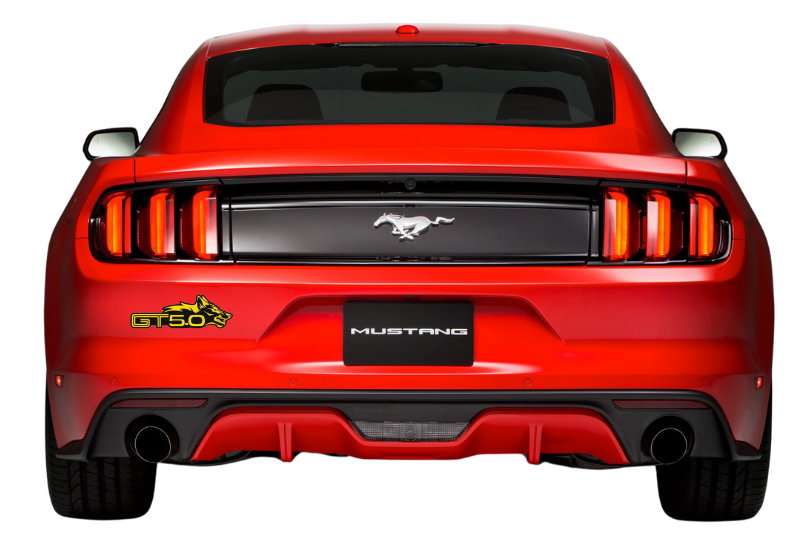 Ford Mustang tailgate trunk rear emblem with GT 5.0 Coyote logo Ford emblems decoinfabric
