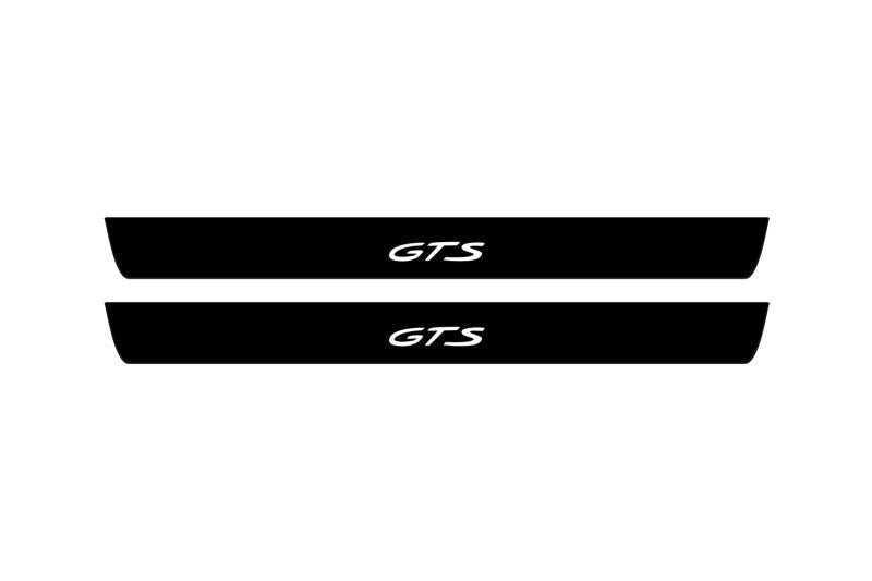 Porsche Macan I 2014-2024 Led Door Sill Pro With Logo GTS (Premium Painting) Porsche Led Door Sills PRO opdesign