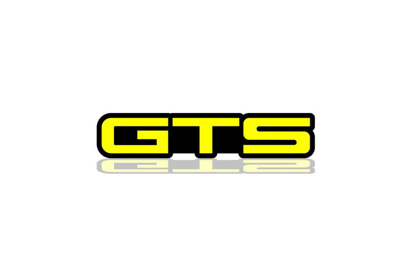 Nissan Radiator grille emblem with GTS logo