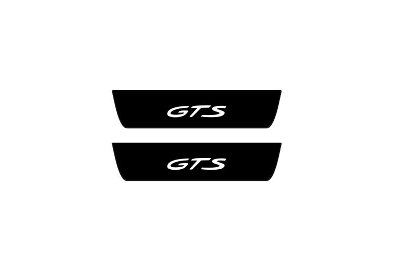 Porsche Macan I 2014-2024 Led Door Sill Pro With Logo GTS (Premium Painting) Porsche Led Door Sills PRO opdesign