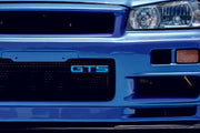 Nissan Radiator grille emblem with GTS logo