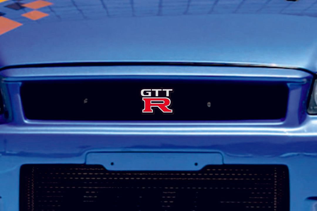 Nissan Radiator grille emblem with GTT-R logo