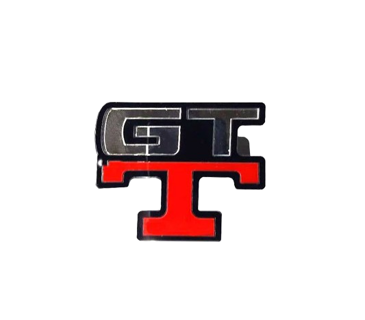 Nissan tailgate trunk rear emblem with GT-T logo (type 2)