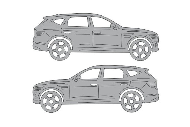 Genesis GV80 (2020+) Floor Mat Emblem Set – Stainless Steel Badges Car Mats Badges Decoin