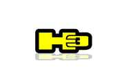 Hummer Illuminated LED Radiator Grille Emblems and Badges with H3 logo Hummer Led Emblems decoinfabric