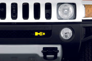 Hummer Illuminated LED Radiator Grille Emblems and Badges with H3 logo Hummer Led Emblems decoinfabric