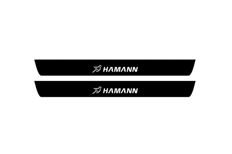 BMW X6 G06 2019+ Led Door Sill Pro With Logo Hamann (Premium Painting) BMW Led Door Sills PRO opdesign