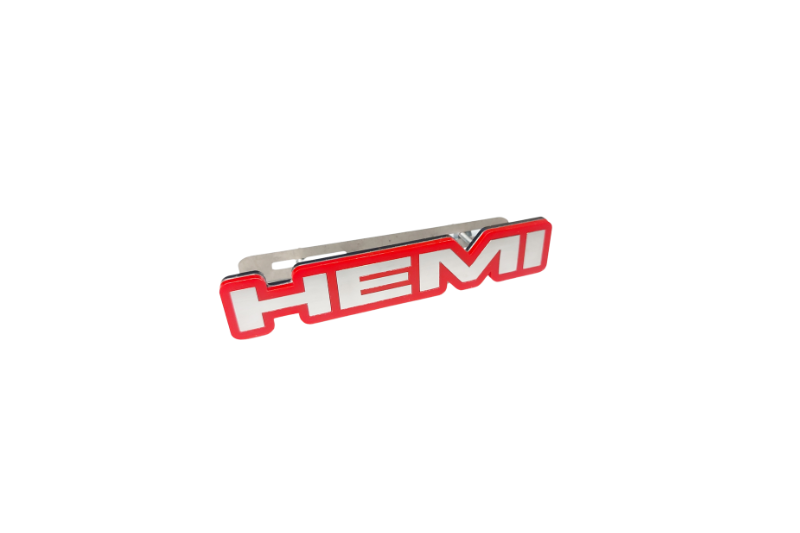 Dodge tailgate trunk rear emblem with HEMI logo (type 2) Dodge emblems decoinfabric