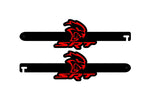 Load image into Gallery viewer, Custom Car Show Door Props Hellcat SRT Logo Stainless Steel