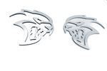 Load image into Gallery viewer, Chrysler emblem for fenders with Hellcat logo (type 3) Chrysler emblems decoinfabric