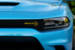 Load image into Gallery viewer, Chrysler Illuminated LED Radiator Grille Emblems and Badges with Hellcat + Hellcat Head logo Chrysler Led Emblems decoinfabri