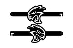 Load image into Gallery viewer, Custom Car Show Door Props Hellcat (type 1) Logo Stainless Steel