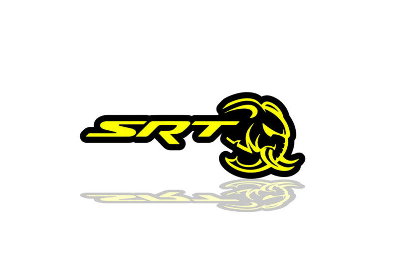 Chrysler tailgate trunk rear emblem with SRT Hellephant logo