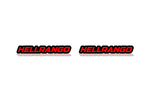 Load image into Gallery viewer, Dodge Durango emblem for fenders with Hellrango logo — Black, Red