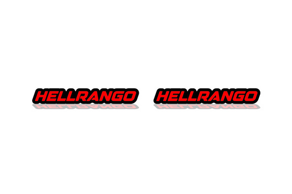 Dodge Durango emblem for fenders with Hellrango logo