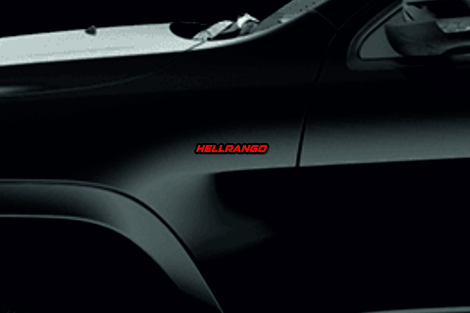 Dodge Durango emblem for fenders with Hellrango logo