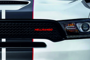Dodge Emblem & Badge Set - Grille and Tailgate Hellrango logo Dodge emblems decoinfabric