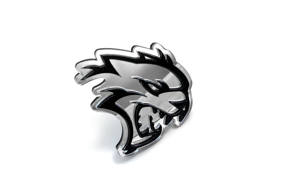 Chrysler Radiator grille emblem with Hellcat logo (Type 2)