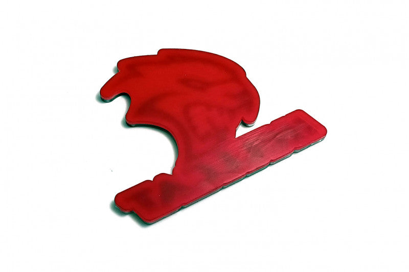 Jeep tailgate trunk rear emblem with Hellcat + text Hellcat logo Jeep emblems decoinfabric