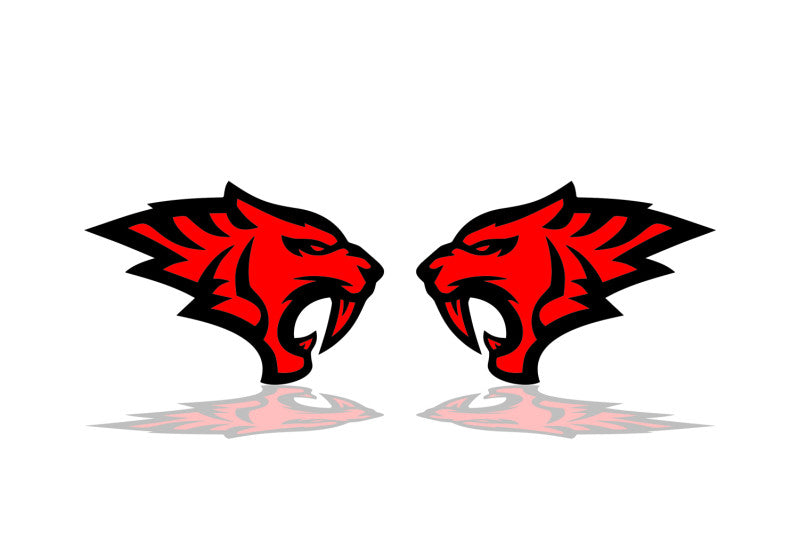 Dodge emblem for fenders with HellTiger logo Dodge emblems decoinfabric