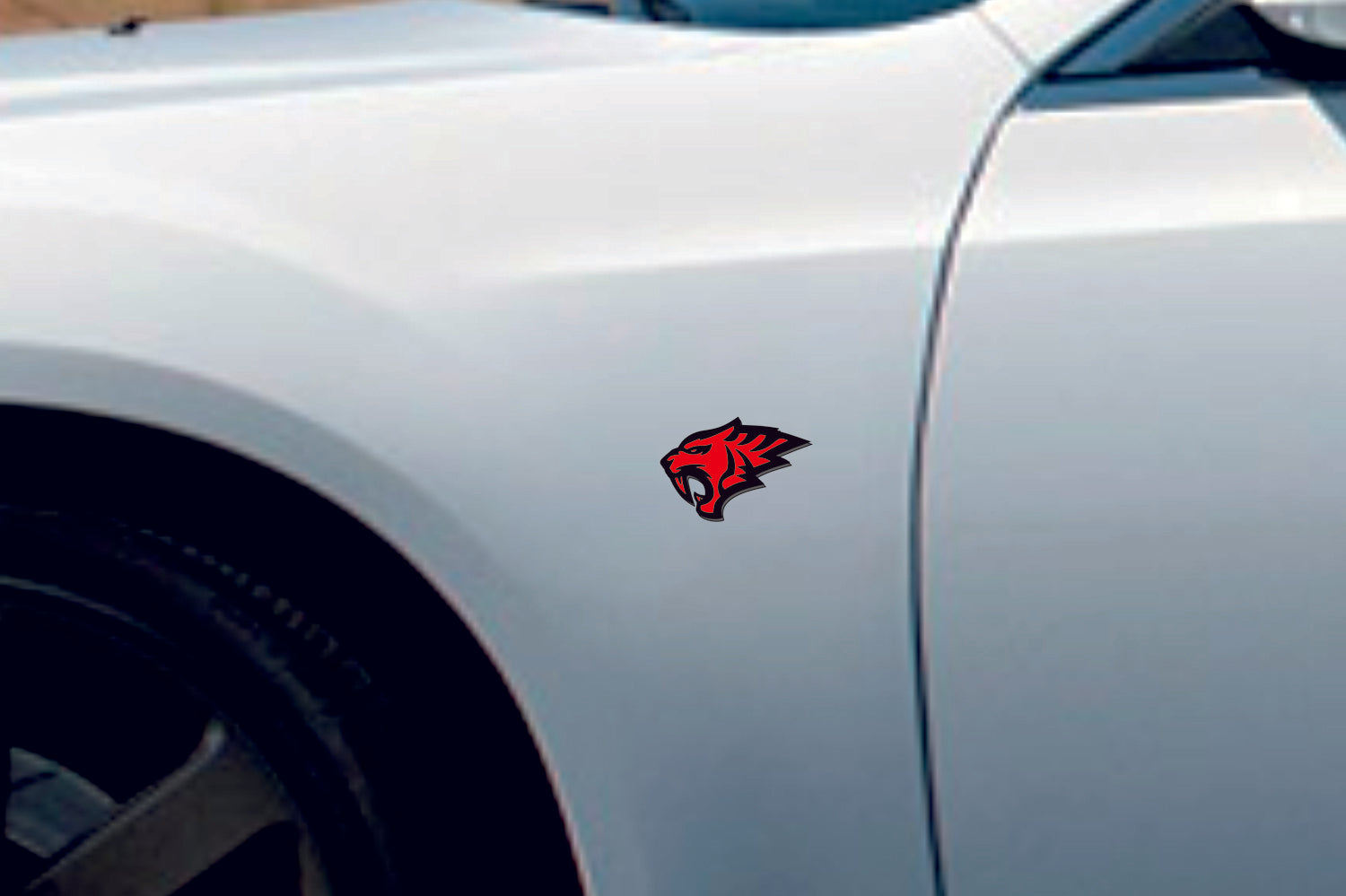 Dodge Emblem & Badges set with HellTiger logo