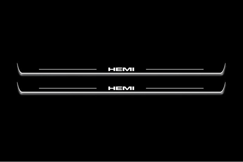 Dodge Challenger 2008+ Car Door Sill With Logo HEMI