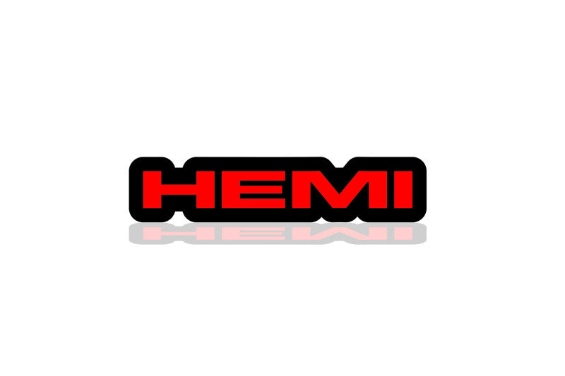 Jeep Illuminated LED Radiator Grille Emblems and Badges with Hemi (type 2) logo Jeep Led Emblems decoinfabric