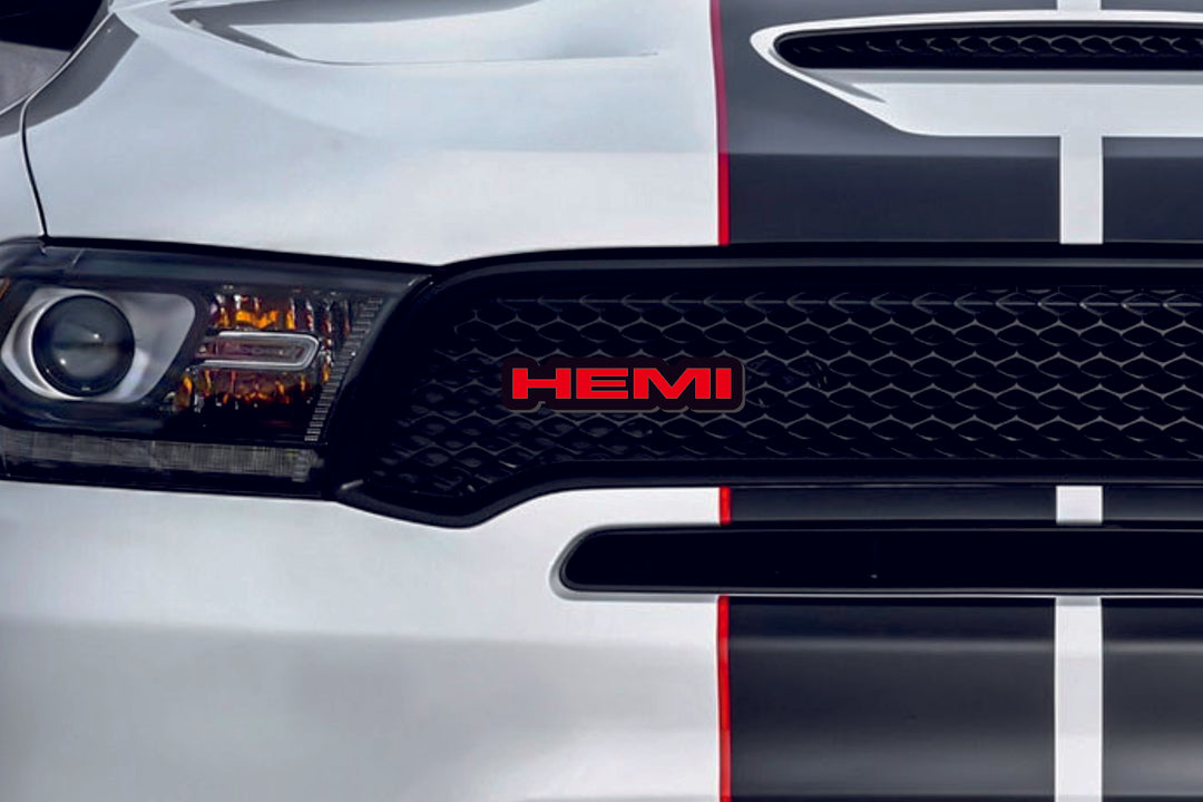 Jeep Illuminated LED Radiator Grille Emblems and Badges with Hemi (type 2) logo Jeep Led Emblems decoinfabric