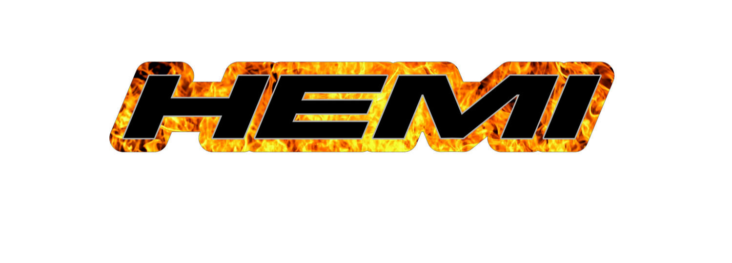 Jeep Emblem & Badges set with Hemi Fire logo