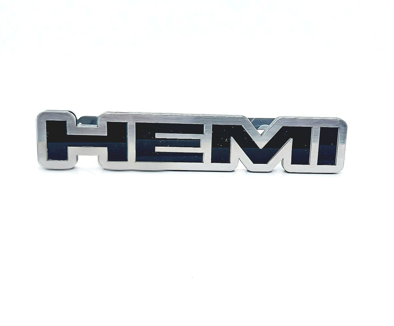 JEEP Stainless Steel Radiator grille emblem with HEMI logo - decoinfabric
