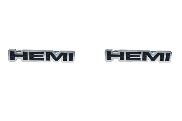 DODGE Stainless Steel emblem for fenders with HEMI logo - decoinfabric