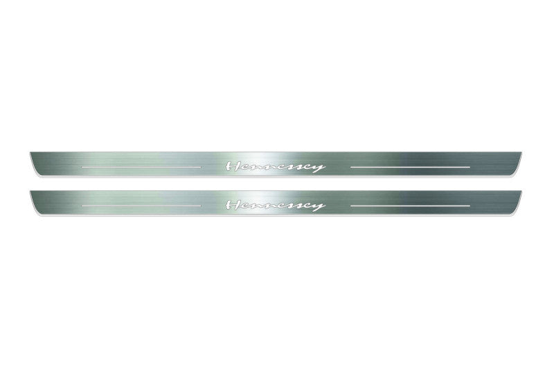 Dodge Challenger 2008+ Car Door Sill With Logo Hennessey