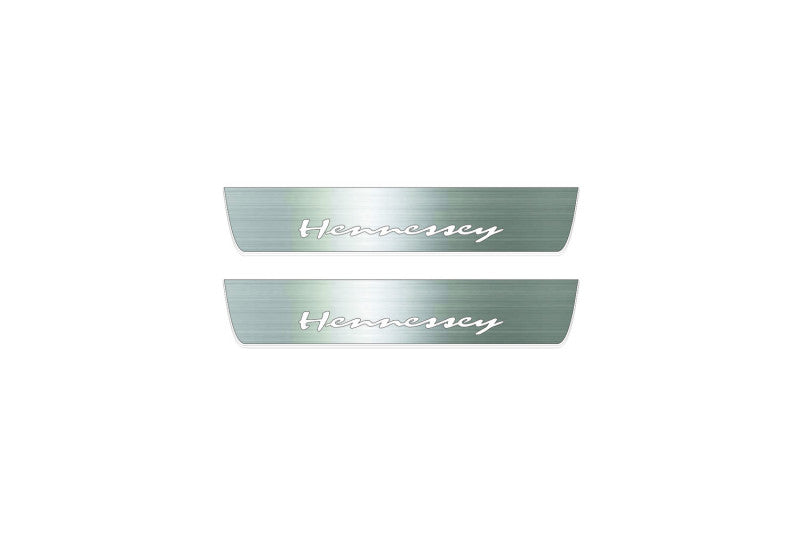 Dodge Durango III 2011+ LED Car Door Sill With Logo Hennessey