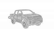 Car Keychain for Toyota Hilux VII 2004-2015 (type 3D) Keychains opdesign