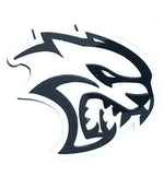 Load image into Gallery viewer, Jeep Emblem &amp; Badge Set - Grille and Tailgate Hellcat logo — White