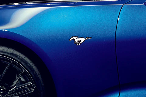 Ford Mustang emblem for fenders with Mustang Horse logo