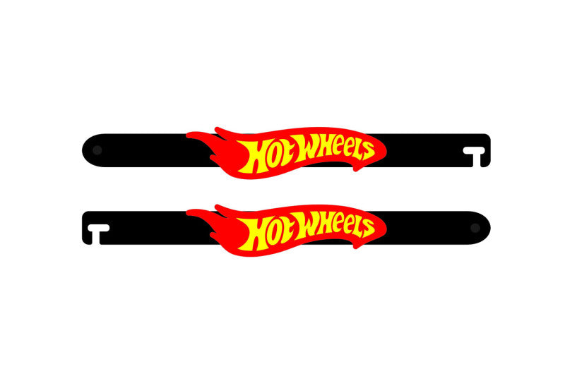 Custom Car Show Door Props Hot Wheels Logo Stainless Steel