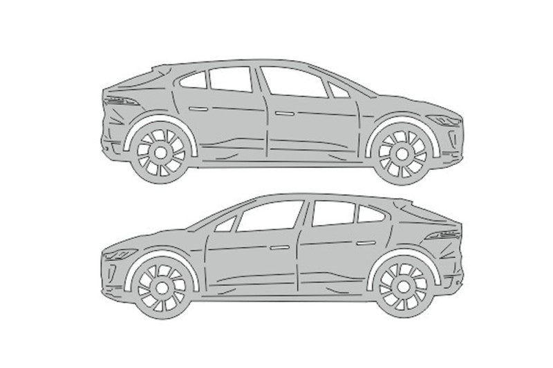 Jaguar I-Pace (2018+) Floor Mat Emblem Set – Stainless Steel Badges Car Mats Badges Decoin