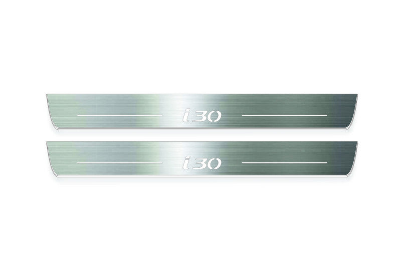 Hyundai i30 II 2012-2017 LED Car Door Sill With Logo i30