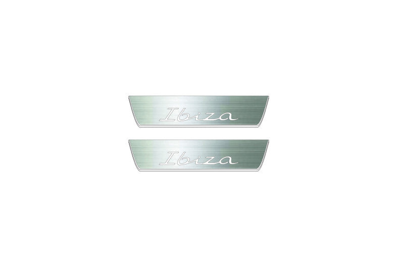 Seat Ibiza 2017+ Auto Door Sill Plates With Logo Ibiza (type 2)