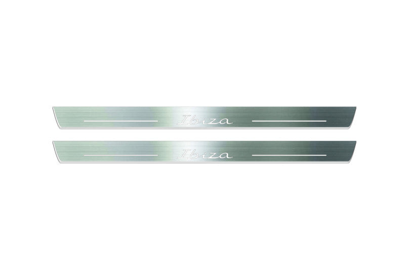 Seat Ibiza 2017+ Auto Door Sill Plates With Logo Ibiza (type 2)