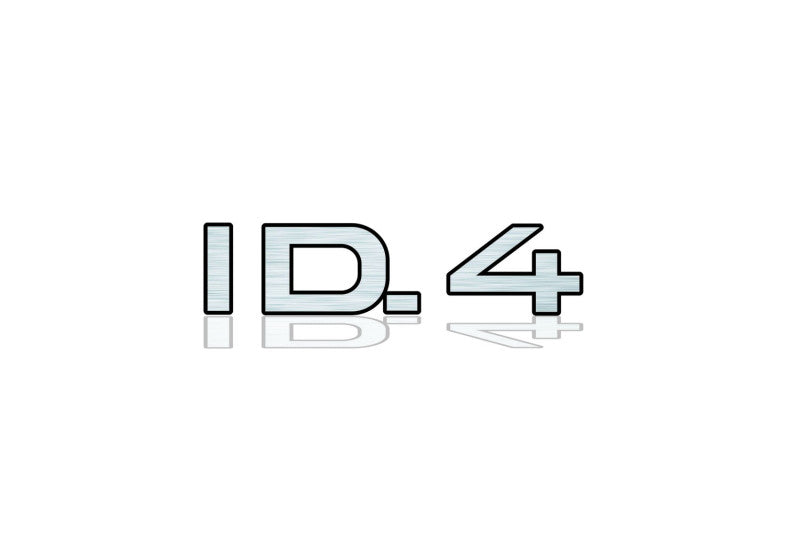 Volkswagen tailgate trunk rear 3D emblem with ID.4 logo (type MIXT)